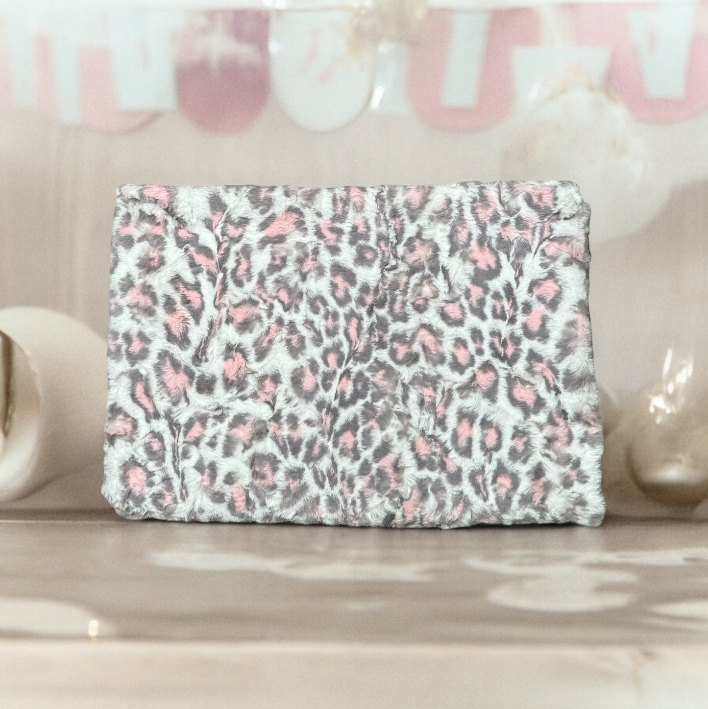 Baby Blanket - Cheetah Pink