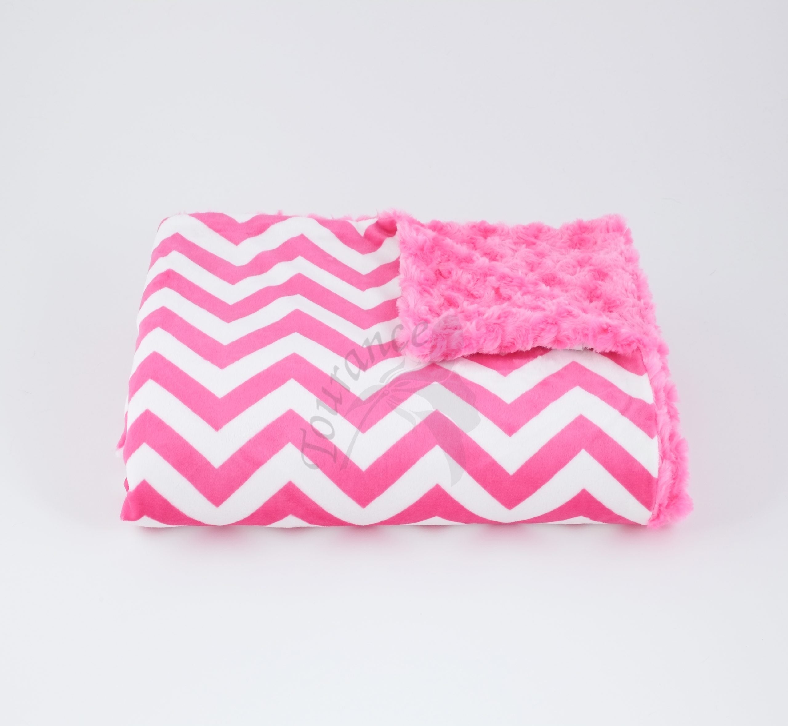 Pink best sale chevron throw